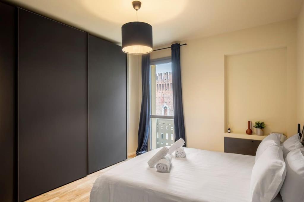 Ferienwohnung Al Castello Galliate Exterior foto